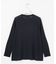 【洗える】WORETED WOOL BLEND クルーネック ニット