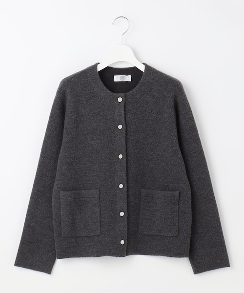 032*新品 ジェイプレス レディース【洗える】BOUCLE ニット アウターM 洗える】BOUCLE ニット アウター|ジェイ・プレスの通販|&mall
