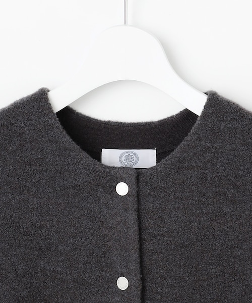 032*新品 ジェイプレス レディース【洗える】BOUCLE ニット アウターM 洗える】BOUCLE ニット アウター／Jプレス（J.PRESS） 032*新品