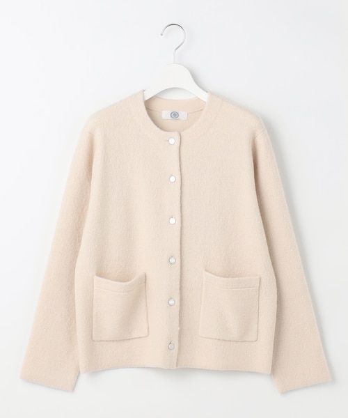 032*新品 ジェイプレス レディース【洗える】BOUCLE ニット アウターM 洗える】BOUCLE ニット アウター｜ジェイ・プレスの通販｜&mall