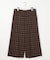 milledタータンラメチェック クロップド パンツ