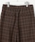 milledタータンラメチェック クロップド パンツ