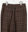 milledタータンラメチェック クロップド パンツ