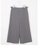【WEB限定カラーあり】ツムギートflannel クロップド パンツ
