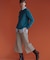 【WEB限定カラーあり・洗える】ツムギートflannel クロップド パンツ