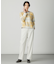 【WEB限定カラーあり・洗える】ツムギートflannel ストレート パンツ