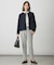 【WEB限定カラーあり・洗える】ツムギートflannel ノーカラー ジャケット