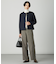 【WEB限定カラーあり・洗える】ツムギートflannel ノーカラー ジャケット