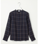 サイロチェック ストライプ ブラウス