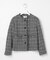 Lightループチェック ツイード ジャケット