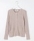 KNIT BASIC クルーネック カーディガン