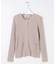 KNIT BASIC クルーネック カーディガン