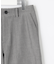 【洗える】シャンブレー2wayストレッチ ワイド ストレート パンツ