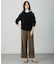 【洗える】カシミヤシルクシアーリブ タートル カットソー