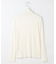 【洗える】カシミヤシルクシアーリブ タートル カットソー