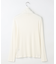 【洗える】カシミヤシルクシアーリブ タートル カットソー
