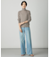 【洗える】カシミヤシルクシアーリブ タートル カットソー
