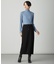 【洗える】カシミヤシルクシアーリブ タートル カットソー