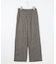 ラメツイード セミワイド パンツ