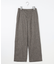 ラメツイード セミワイド パンツ