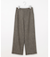 ラメツイード セミワイド パンツ