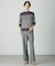 【洗える】SOFT TOUCH WOOL ボーダー ニット