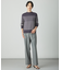 【洗える】SOFT TOUCH WOOL ボーダー ニット