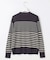 【洗える】SOFT TOUCH WOOL ボーダー ニット