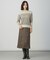 【洗える】SOFT TOUCH WOOL ボーダー ニット