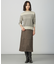 【洗える】SOFT TOUCH WOOL ボーダー ニット
