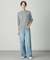 【洗える】SOFT TOUCH WOOL 立ち襟 ニット
