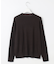 【洗える】SOFT TOUCH WOOL 立ち襟 ニット