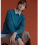 【洗える】SOFT TOUCH WOOL 立ち襟 ニット