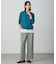 【洗える】SOFT TOUCH WOOL 立ち襟 ニット