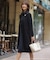 ショートビーバー ロング丈 ステンカラー コート