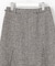 ウールシルク ハウンドトゥース フレア スカート
