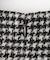 ウールシルク ハウンドトゥース ジャンパースカート