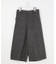 シルクネップツイード クロップド パンツ