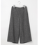 シルクネップツイード クロップド パンツ