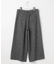 シルクネップツイード クロップド パンツ
