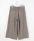 シルクネップツイード クロップド パンツ