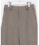 シルクネップツイード クロップド パンツ