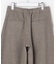 シルクネップツイード クロップド パンツ