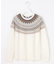 FAIR ISLE ラウンドネック ニット