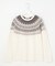 FAIR ISLE ラウンドネック ニット