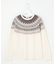FAIR ISLE ラウンドネック ニット