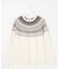 FAIR ISLE ラウンドネック ニット