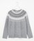 FAIR ISLE ラウンドネック ニット