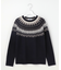 FAIR ISLE ラウンドネック ニット