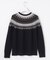FAIR ISLE ラウンドネック ニット
